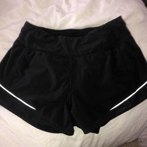 Black lululemon shorts